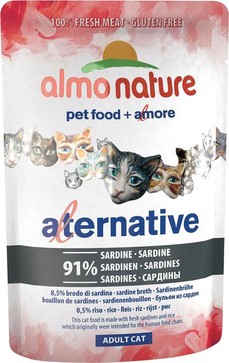 Produktbild Almo Nature Alternative Adult Sardine (Adult, 1 Stk., 55 g)
