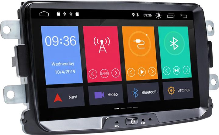 Produktbild PNI Auto-Multimedia-Player DAC100 mit Android 10, 2 GB DDR3/ROM 32 GB, Navigationssystem für Dacia L