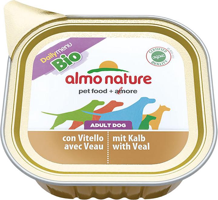 Produktbild Almo Nature Bio Dog Kalb (Adult, 1 Stk., 100 g)
