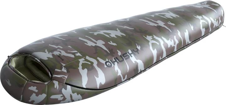 Immagine prodotto Husky Sacco a pelo mummia Army 2024 -17°C - 220 cm - verde mimetico (220 cm)