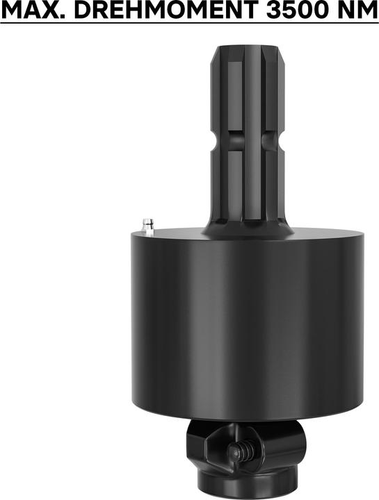 Immagine prodotto Wiltec Frizione a ruota libera PTO 220 mm, filettatura maschio/femmina 1 3/8" Albero PTO 6 Multi Spline (Accessori per trattori)