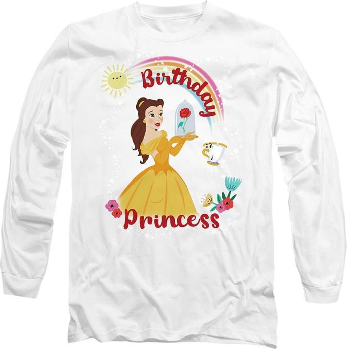 Immagine prodotto Beauty And The Beast Birthday Princess Maglietta Belle Chip Adulto Unisex (M)