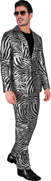 Immagine prodotto Widmann SILBERNER ANIMAL PRINT PARTY FASHION ANZUG (Jackett, Hose), XL (XL)