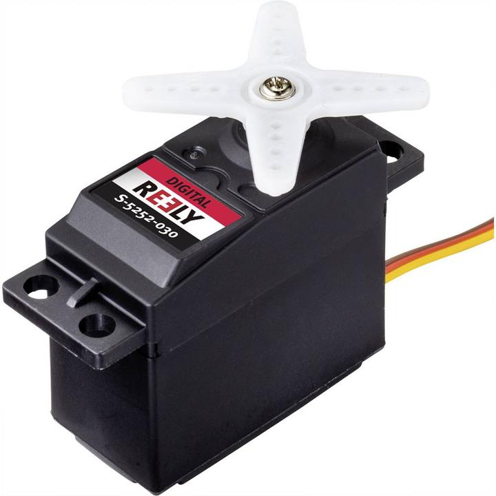 Reely Servo standard S-5252-030 Servo numérique Matériau de l'engrenage : Plastique Système de connexion