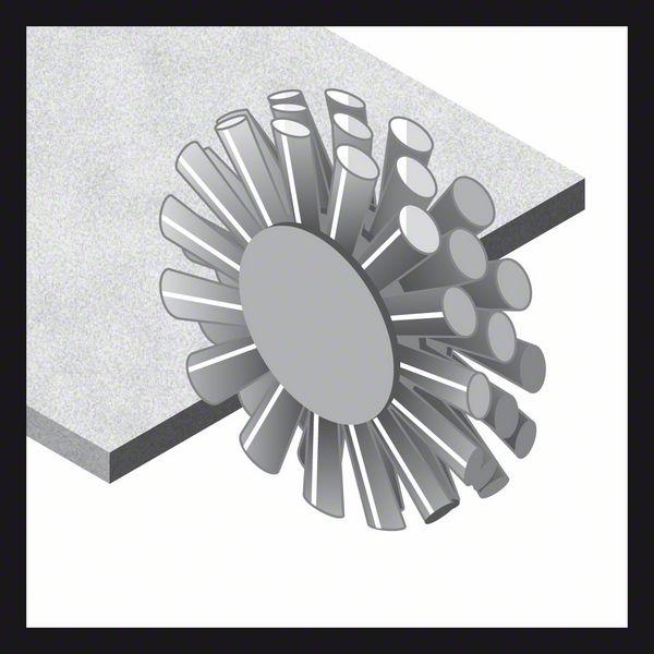 Produktbild Bosch Professional Zubehör PRO Stainless Steel clean Kegelbürste, 100 x 0,35 mm, Gewinde (P100)