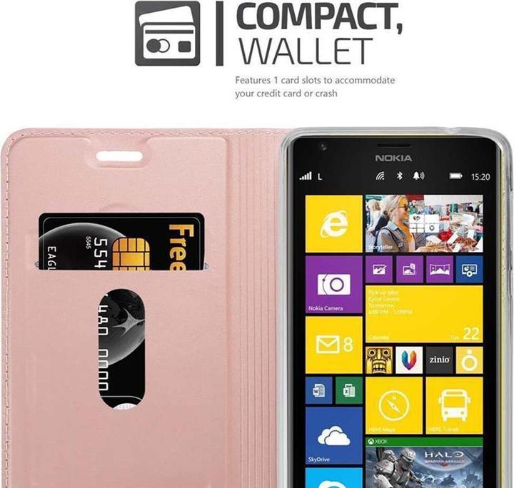 Produktbild Cadorabo Book Classy Style Cover (Nokia Lumia 1520)