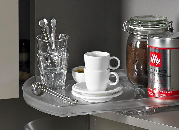 Actual product image Hettich ComfortSpin transparent 360°