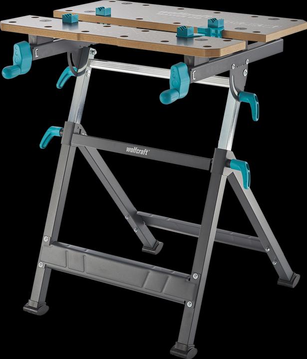 wolfcraft MASTER 650 ERGO Clamping and Working Table (65 cm, 72 cm)