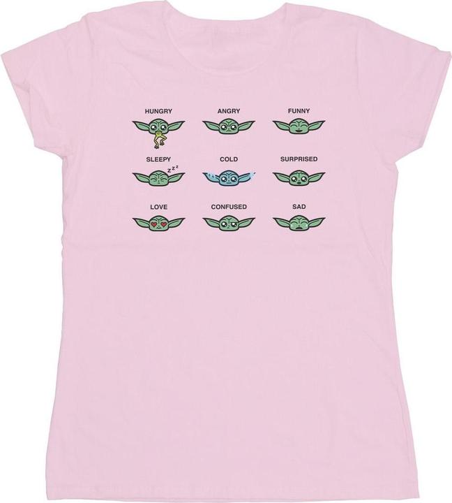 Immagine prodotto Star Wars Mandalorian Grogu Mood Maglietta Donna (L)