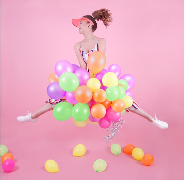 Image du produit Partydeco Ballons néon 25cm (5pcs)