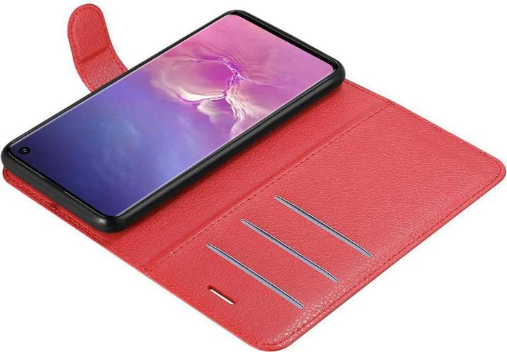 Actual product image Cadorabo Book with stand function cover (Samsung Galaxy S10)