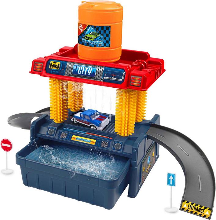 Productafbeelding Toi-Toys Turbo Racers autowasstraat met van kleur veranderende auto