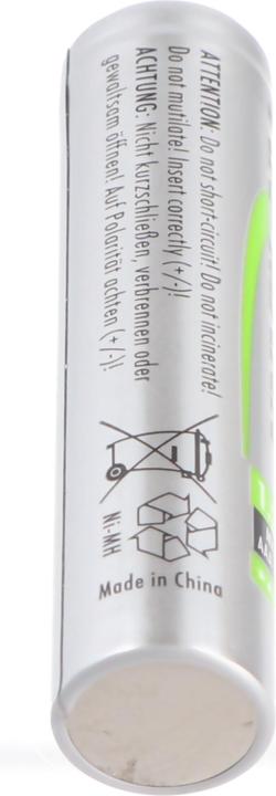 Actual product image Ansmann NiMH HR03 Sol (2 pcs., AAA, 550 mAh, Battery + charger)