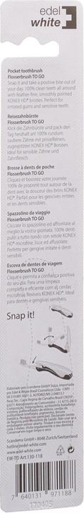 Immagine prodotto Edel + White Reisezahnbürste Soft (Extra morbido, 1 x)