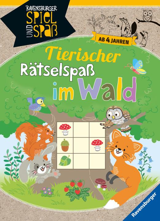 Immagine prodotto Ravensburger Tierischer Rätsel-Spass im Wald (Tedesco, Andrea Doelling, Dominique Conte, Raffaela Schütterle, 2021)