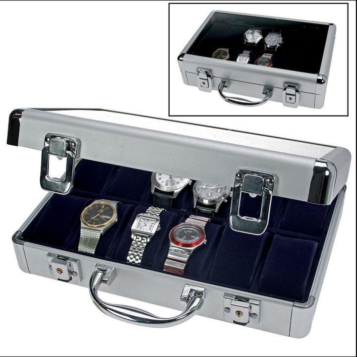 Actual product image Schwäbische Albumfabrik Watch Case Aluminium Velours White