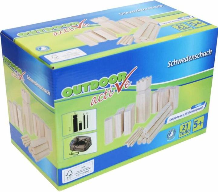 Actual product image Outdoor Active OA Swedish chess Kubb