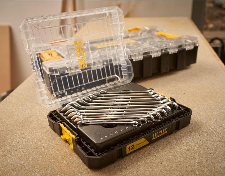 Immagine prodotto Stanley Set di chiavi combinate 12 pezzi (17 mm, 7 mm, 16 mm, 15 mm, 8 mm, 14 mm, 12 mm, 13 mm, 9 mm, 6 mm, 10 mm, 11 mm)