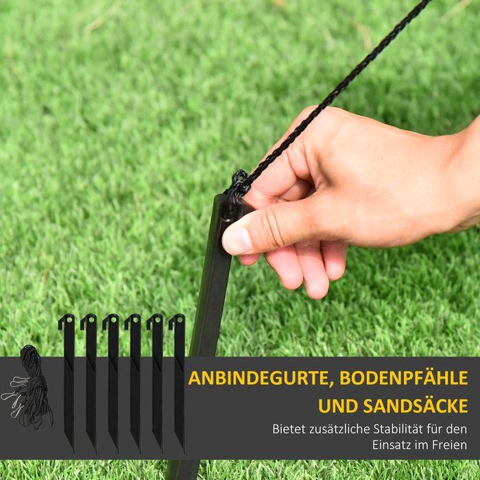 Produktbild Swisshandel24 Aufblasbar Weihnachtsdeko 1,22 m Weihnachtsmann mit LED-Beleuchtung Gartendeko