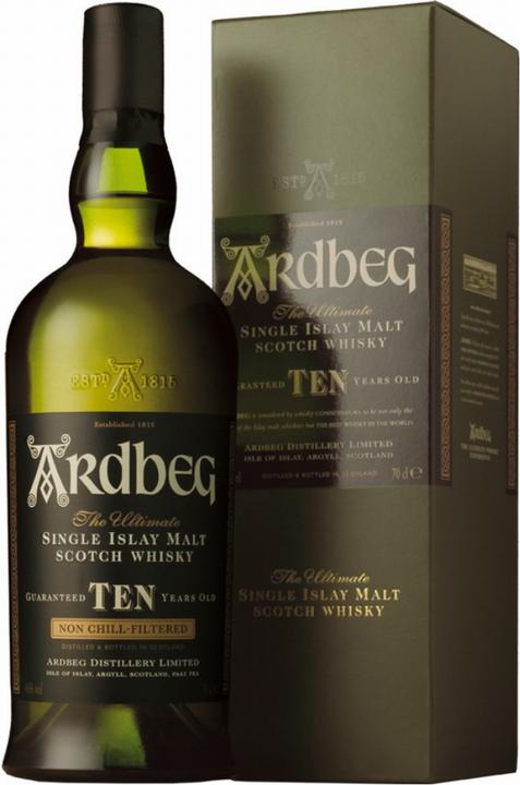Produktbild Ardbeg 10 Years (Single Malt, Scotch Whisky, 1 x 70 cl)