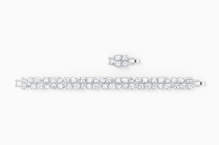 Produktbild Swarovski Tennis Deluxe Mixed Armband (17 cm, Edelstahl)