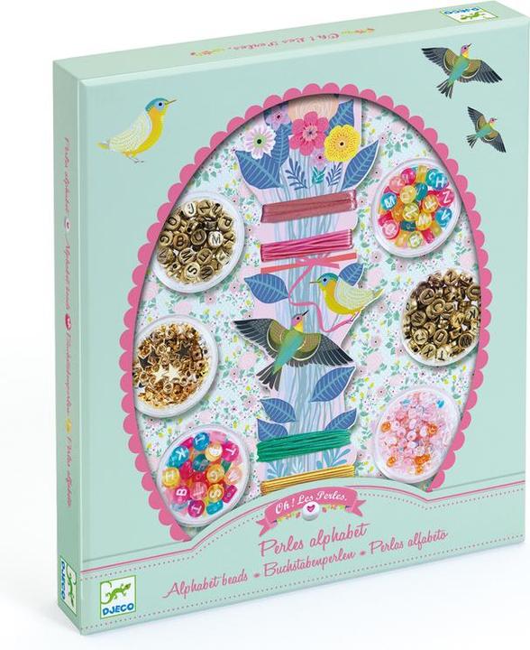 Produktbild Djeco Buchstabenperlen