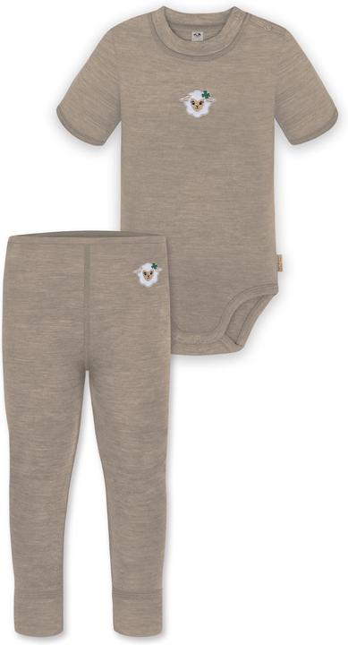 Image du produit Normani Bébé mérinos body manches courtes "Tihoi" et pantalon "Tutira" - 9613 (56)