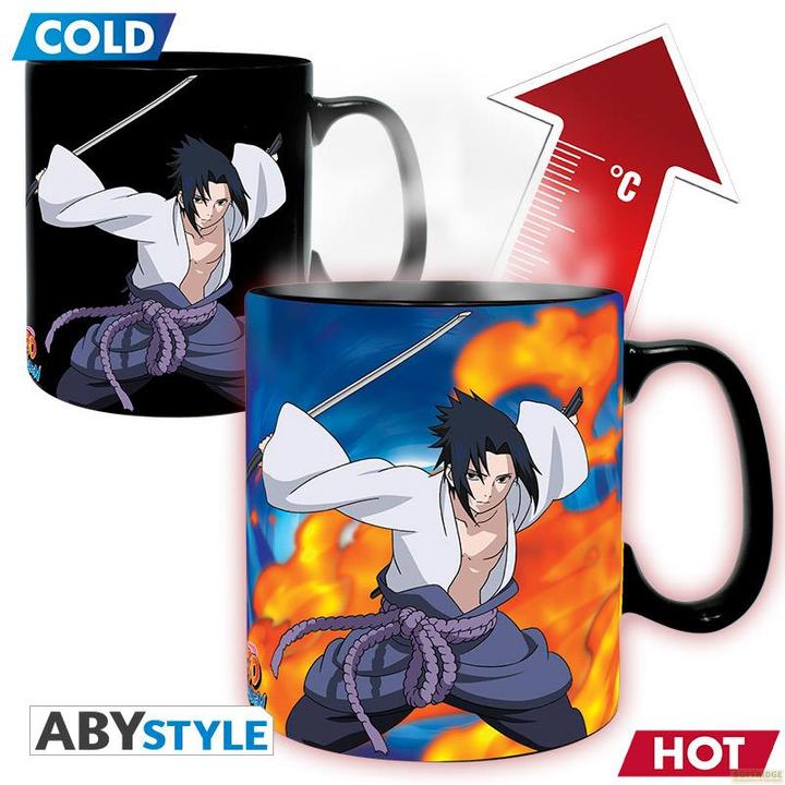 Produktbild ABYstyle Naruto Shippuden: Naruto vs. Sasuke - Thermo Effekt (460 ml, 1 x)