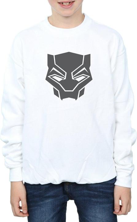 Actual product image Boys Black Panther Black On Black Sweatshirt (140, 146)