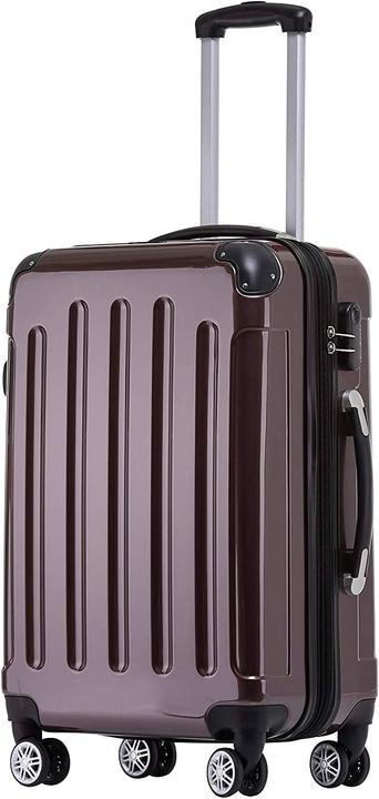 Immagine prodotto Beibye 2048 Valigia trolley a guscio rigido, Caffè L (75 l, L (90 - 115l))
