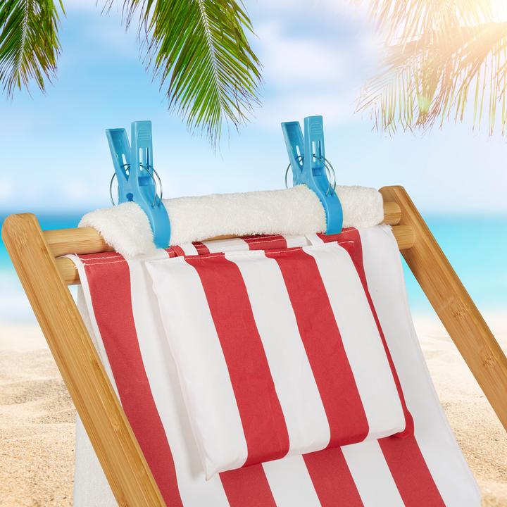 Image du produit Relaxdays 16x pinces à serviettes de plage