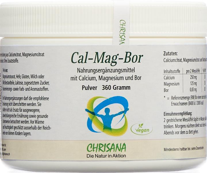 Actual product image Chrisana Calium-Magnesium-Bor Pulver (1 Piece, Powder, 360 g)