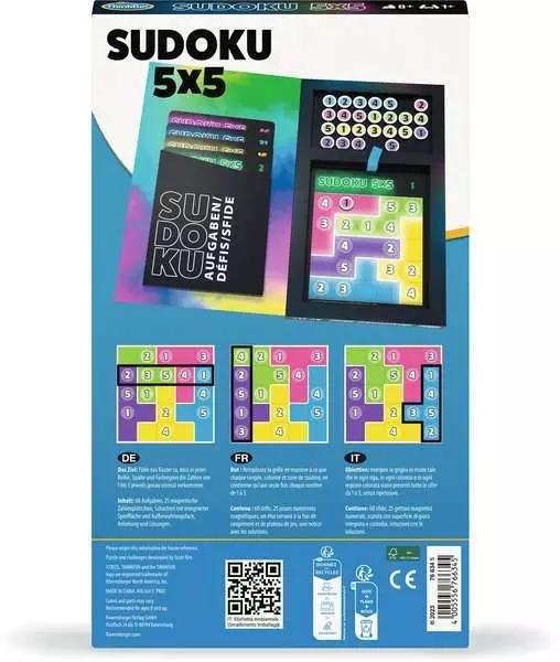 Produktbild Ravensburger ThinkFun - 76634 - Sudoku 5x5 - Das magnetische Reise-Knobelspiel. Perfekt für die Reise und als (Deutsch, Italienisch, Französisch)