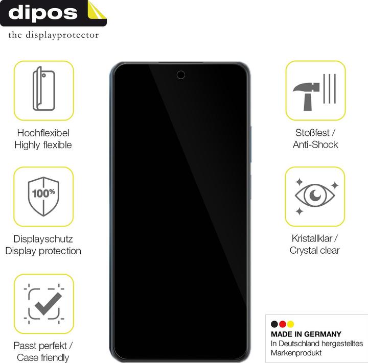 Produktbild Dipos 3D Full Cover Schutzfolie (1 Stück, Realme C65)
