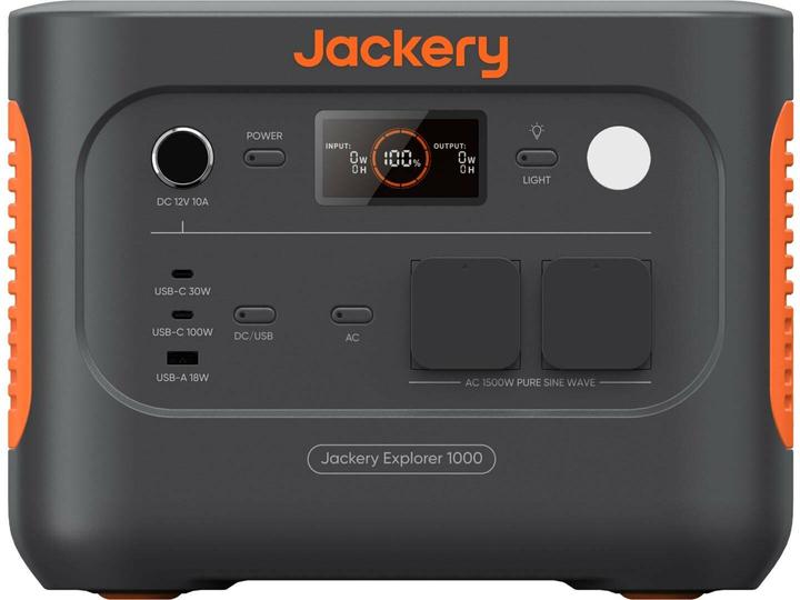 Jackery Explorer 1000 (1070 Wh, 10.80 kg)