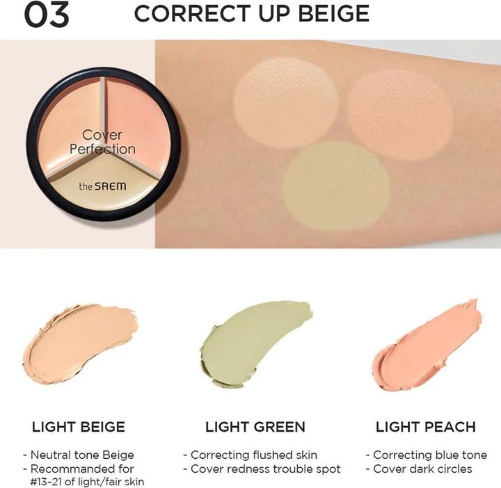 Produktbild The Saem Cover Perfection (01 Correct Beige)