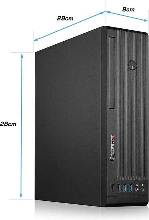 Actual product image Kiebel PC Energy-saving PC (Eco Gold Slim 12) Intel Core i5-12400T, 8GB DDR4, Intel UHD Graphics 730 (Intel Core i5-12400T, 16 GB, 500 GB)