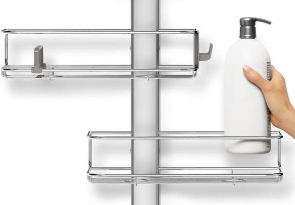 Actual product image Simplehuman Shower caddy (16.5 x 34 x 85 cm)
