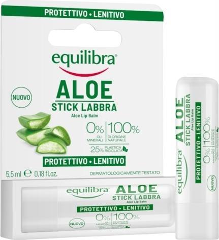 Equilibra Aloe Protezione Naturale Stick Labbra Protective Lip Balm Aloe Stick