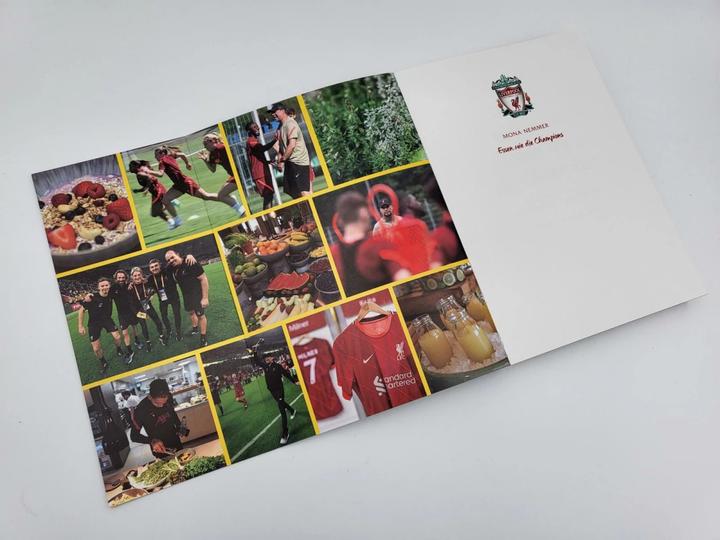 Actual product image Essen wie die Champions (German, Mona Nemmer, Liverpool FC, Cornelia Stoll, 2022)
