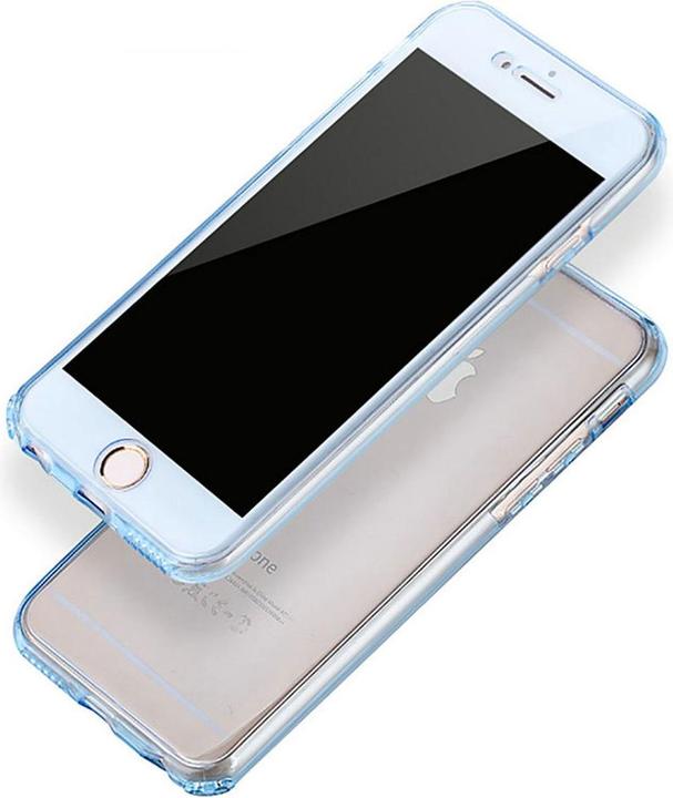 Actual product image König Design Apple iPhone 6 / 6s Full Body 360 Silicone Protective Case Case Cover Blue (Apple iPhone 6)