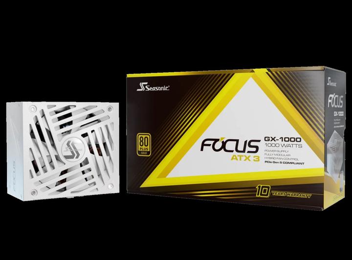 Actual product image Seasonic Focus GX-1000 V4 1000W ATX3.0 white (1000 W)