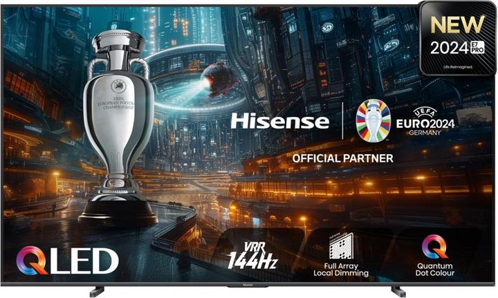Hisense TV 100E7NQ PRO Led TV 100' 4K (100", E7NQ Pro, QLED, 4K, 2023)