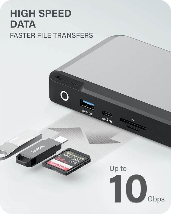 Produktbild Alogic Docking Station Universal Triple USB-C&USB-A (USB-C, 4 Ports)