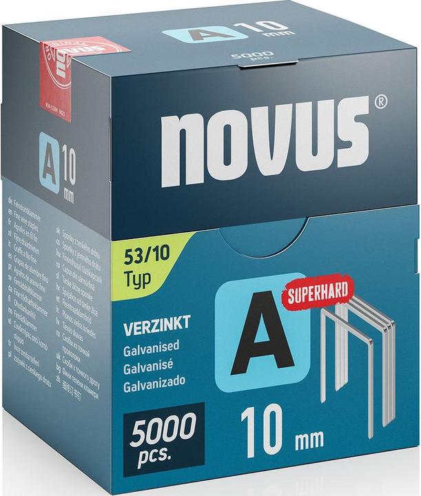 Immagine prodotto Novus Graffette a filo sottile A 53 10mm 5000 pz.