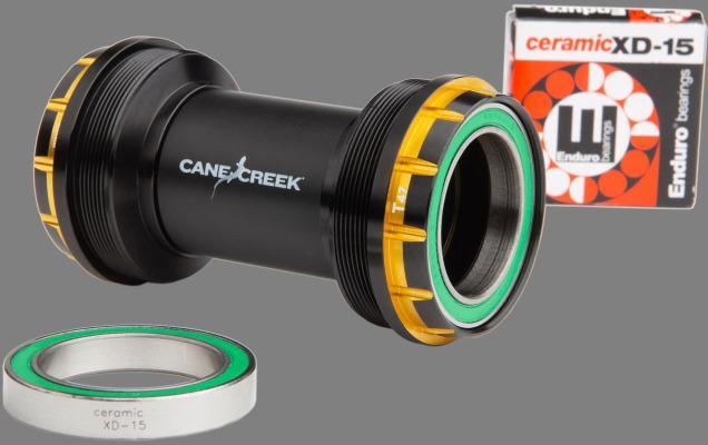 Produktbild Cane Creek Hellbender 70 T47 Innenlager, Edelstahl, Thread Fit, 30mm, 68/73mm, black