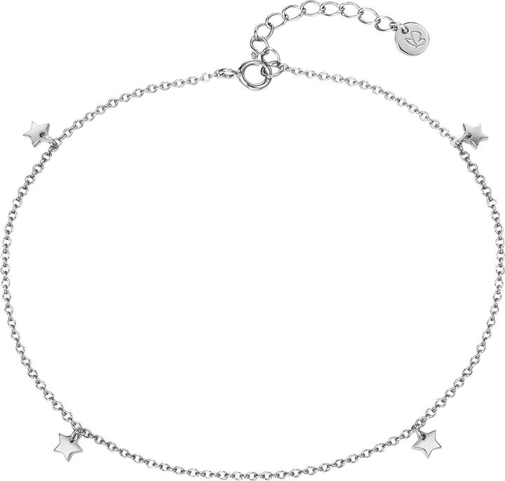 Glanzstücke München Damen Stern Sterling Silber silber 22,0 cm Basiskette + 3,0 cm Verlängerung - 23956 (Sterling Silber, 22 cm)
