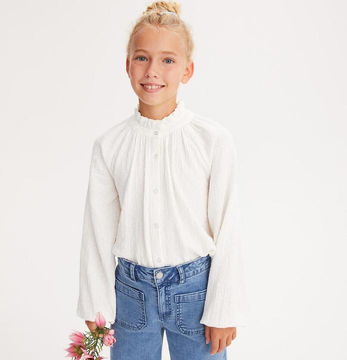 Produktbild La Redoute Collections Weite Bluse mit Stehkragen & Plumetismuster (140)