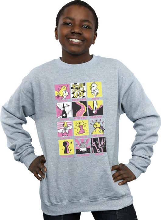 Produktbild Disney Tinkerbell Squares Sweatshirt Jungen (140, 146)