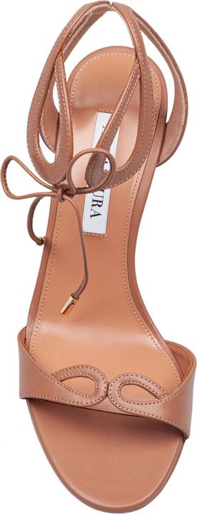 Produktbild Aquazzura Aquazzurra tessa 85 leather sandal in nude color (40)